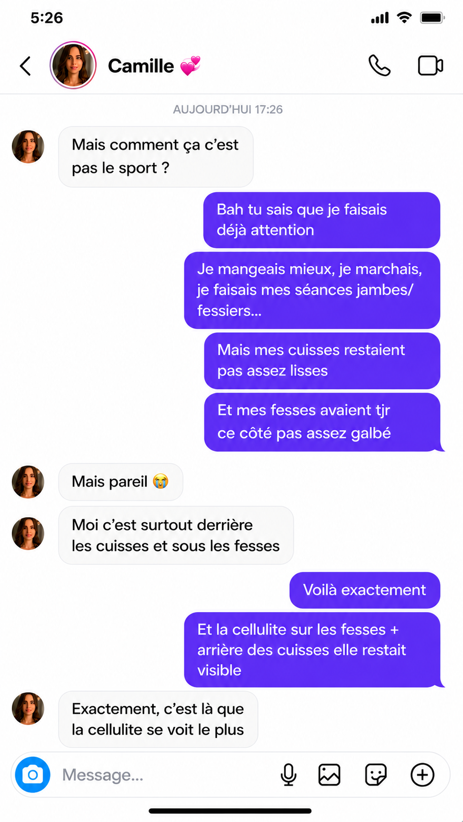 Conversation cliente