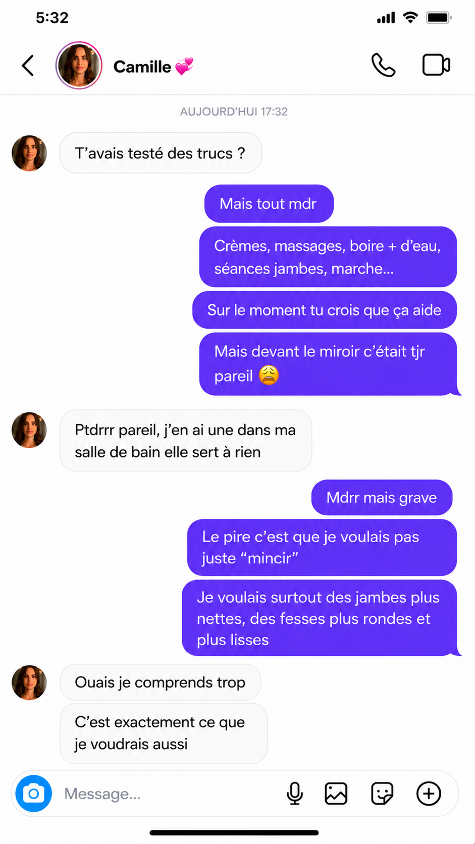 Conversation cliente