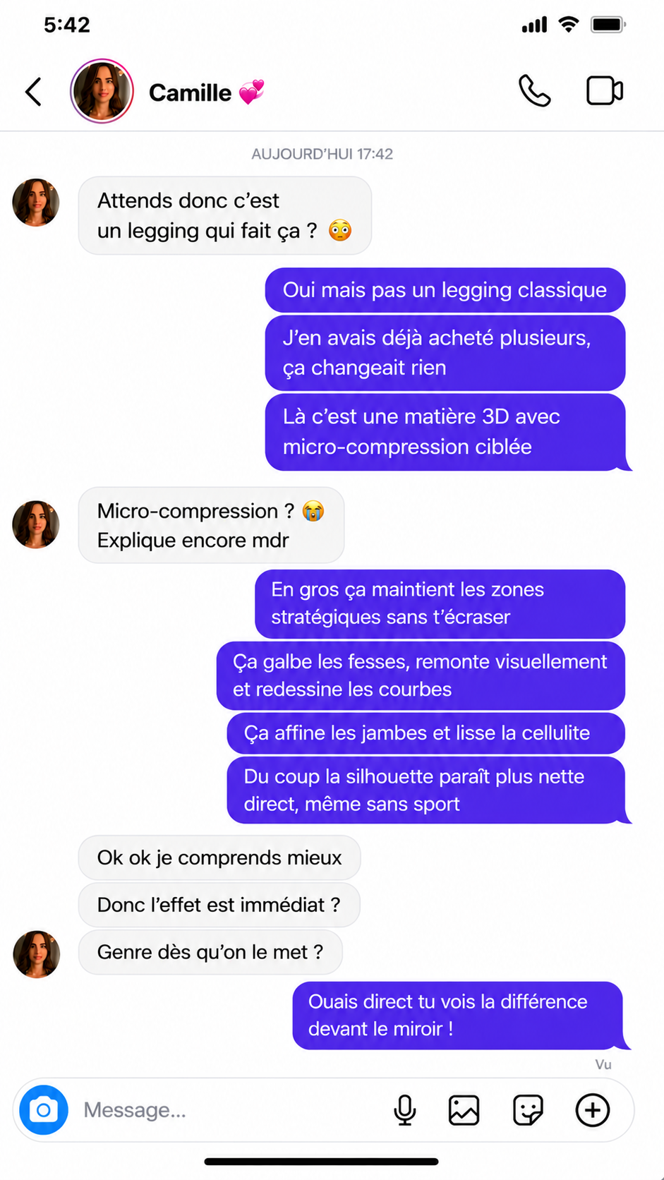 Conversation cliente